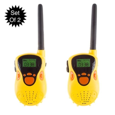 Hey Play Hey Play 80-TK124565 Kids Walkie Talkie Set - Indoor Outdoor Toy for Boys & Girls; Pack of 2 80-TK124565